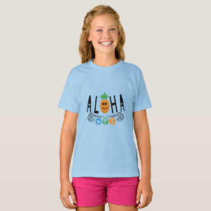 Aloha Pineappdesign - Girls' Basic T - Shirt