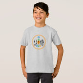 Aloha Pineappdesign - Kids' Basic T - Shirt (Vorne ganz)