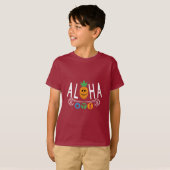 Aloha Pineappdesign - Kids' Basic T - Shirt (Vorne ganz)