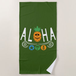 Aloha Pineappdesign - Strandtuch