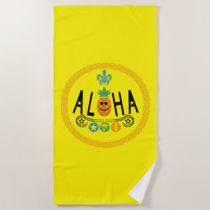 Aloha Pineappdesign - Strandtuch