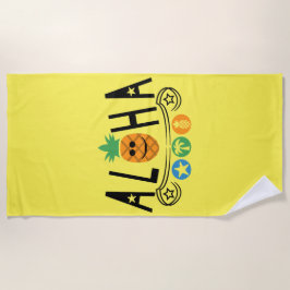 Aloha Pineappdesign - Strandtuch