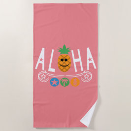 Aloha Pineappdesign - Strandtuch