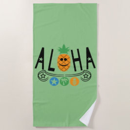 Aloha Pineappdesign - Strandtuch