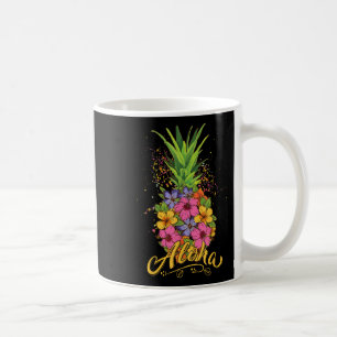 Aloha Pineappel Hibiskus Women Teen Girl Hawaiian Kaffeetasse