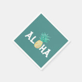 Aloha Pineappel Tropical Party Paper Napkin Serviette (Ecke)
