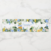 Aloha Pineapple Baby Shower Wasserflaschenetikett (Einzelnes Label)