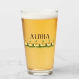 Aloha Pineapple Border Glas