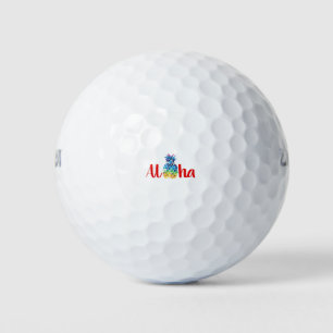 Aloha Pineapple Hawaii Golfball