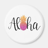 Aloha Pineapple Magnet (Vorne)
