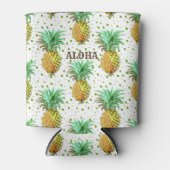 Aloha Pineapple Pattern Dosenkühler (Vorderseite)