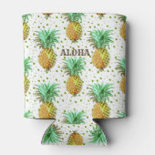 Aloha Pineapple Pattern Dosenkühler (Rückseite)