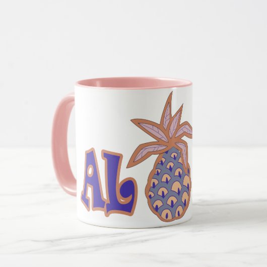 ALOHA PINEAPPLE TASSE (Vorderseite Links)
