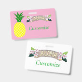 Aloha Pineapple Thunder_Cove Ausweis (Vorder- & Rückseite)