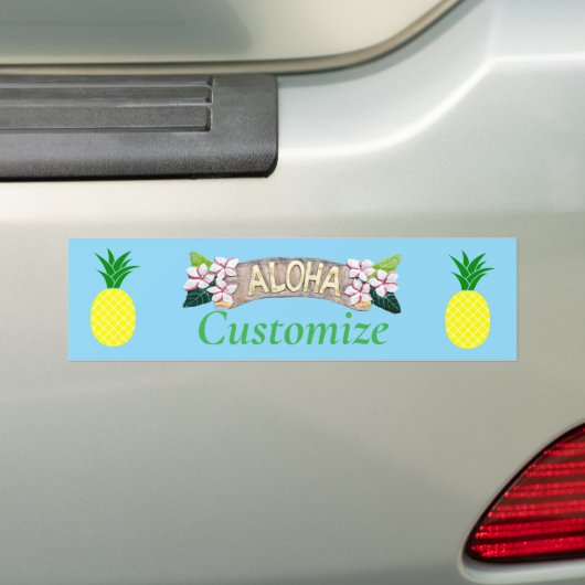 Aloha Pineapple Thunder_Cove Autoaufkleber (Auf Auto)