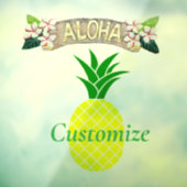 Aloha Pineapple Thunder_Cove Fensteraufkleber (Blatt 3)