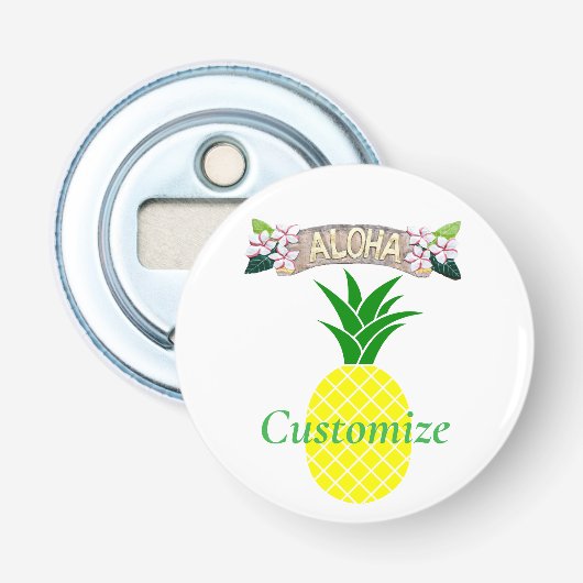 Aloha Pineapple Thunder_Cove Flaschenöffner (Vorderseite)