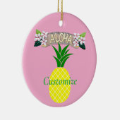 Aloha Pineapple Thunder_Cove Keramik Ornament (Rechts)