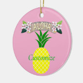 Aloha Pineapple Thunder_Cove Keramik Ornament (Links)