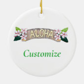 Aloha Pineapple Thunder_Cove Keramik Ornament (Hinten)