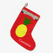 Aloha Pineapple Thunder_Cove Kleiner Weihnachtsstrumpf (Vorderansicht (hängend))