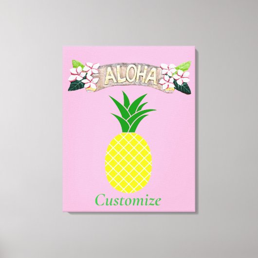 Aloha Pineapple Thunder_Cove Leinwanddruck (Vorderseite)