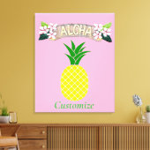 Aloha Pineapple Thunder_Cove Leinwanddruck (Insitu (Wohnzimmer))