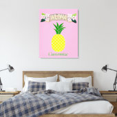 Aloha Pineapple Thunder_Cove Leinwanddruck (Insitu (Schlafzimmer))