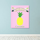Aloha Pineapple Thunder_Cove Leinwanddruck (Insitu (Holzboden))