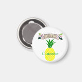 Aloha Pineapple Thunder_Cove Magnet (Vorderseite/Rückseite)