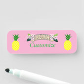 Aloha Pineapple Thunder_Cove Namensschild (Beispiel)