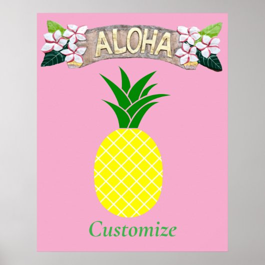 Aloha Pineapple Thunder_Cove Poster (Vorne)