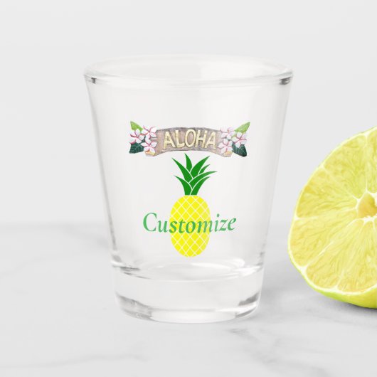 Aloha Pineapple Thunder_Cove Schnapsglas (Vorderseite)