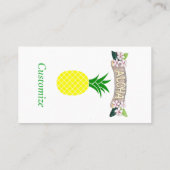 Aloha Pineapple Thunder_Cove Visitenkarte (Rückseite)