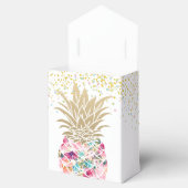 Aloha Pink Ananas Floral Birthday Favor Box Geschenkschachtel (Geöffnet)
