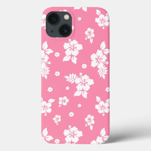 Aloha Pink Classic Hawaiian Seamless Pattern Case-Mate iPhone Hülle (Rückseite)