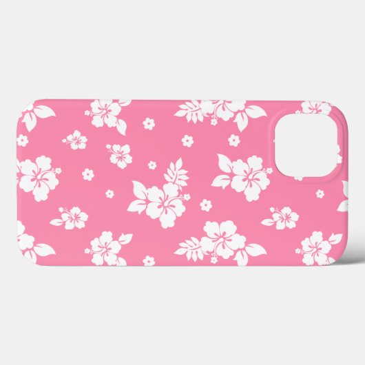 Aloha Pink Classic Hawaiian Seamless Pattern Case-Mate iPhone Hülle (Rückseite (Horizontal))