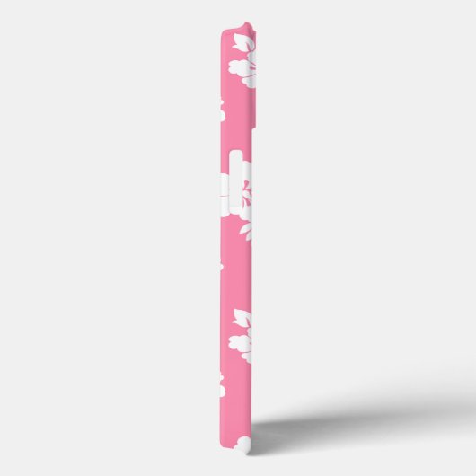 Aloha Pink Classic Hawaiian Seamless Pattern Case-Mate iPhone Hülle (Rückseite / Rechts)