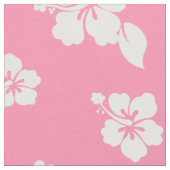 Aloha Pink Classic Hawaiian Seamless Pattern Stoff (Nahaufnahme)