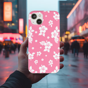 Aloha Pink Klassisches Hawaiianisches Nahtloses Mu iPhone 13 Hülle