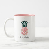 Aloha Pink Zweifarbige Tasse (Links)