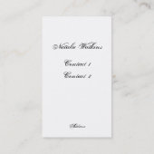 Aloha Pinup korrigierte Visitenkarte (Rückseite)