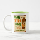 Aloha Plakat Zweifarbige Tasse (Links)