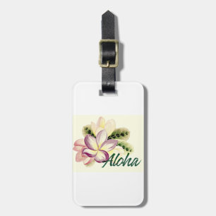 Aloha Plumeria Gepäckanhänger