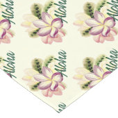 Aloha Plumeria Kurzer Tischläufer (Ecke)