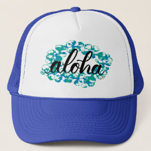 Aloha Plumeria Lei Trucker-Mütze Truckerkappe