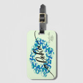 Aloha Plumeria-Leu-Taschen-Umbau Gepäckanhänger (Vorderseite Vertikal)