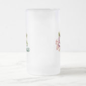 Aloha Plumeria Mattglas Bierglas (Mittel)