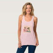 Aloha Plumeria Tank Top (Vorderseite Vollansicht)