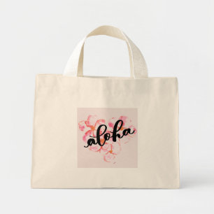 Aloha Plumeria-Taschentuch Mini Stoffbeutel